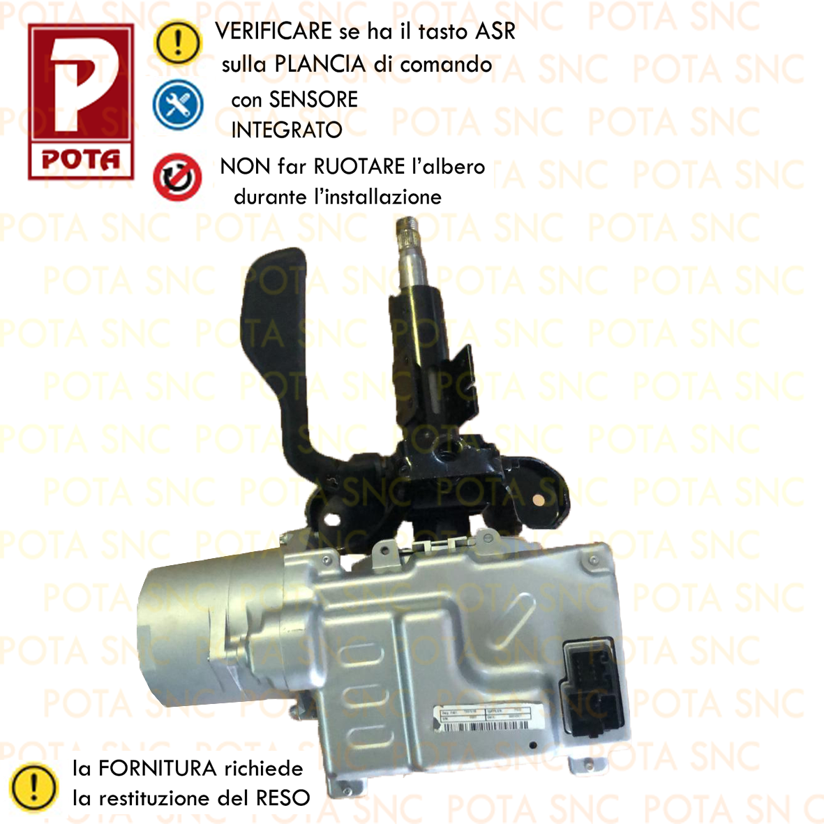 Eps Piantone Sterzo Servosterzo Elettrico Fiat Panda 4x4